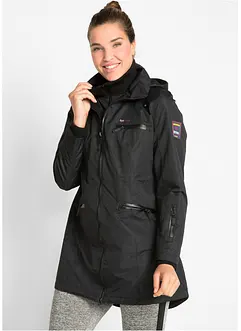 Funksjons-outdoor-overgangskåpe med hette, 2-i-1 look, vanntett, bonprix