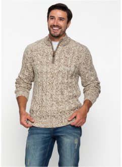Troyer-genser med glidelås, John Baner JEANSWEAR