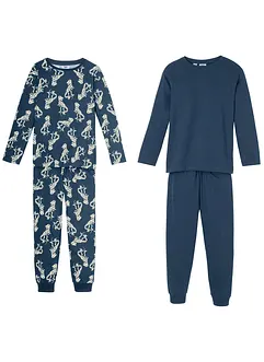 Pyjamas for barn (4-delt sett), bonprix