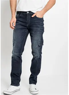 Slim Fit cargo-stretchjeans, Straight, bonprix