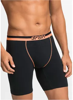Lang boksershorts i ettersittende modell (2-pack), bonprix