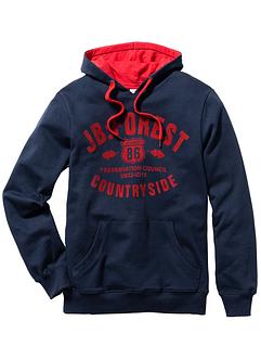 Sweatshirt med hette, John Baner JEANSWEAR
