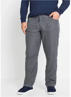 Linbukse med oppbrett, Regular Fit, bonprix