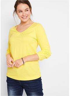 Bomullstopp, lang arm med elastikk, bpc bonprix collection