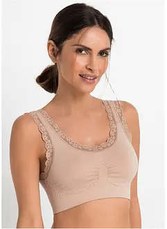 Feel Comfort Seamless bustier (2-pack), bonprix