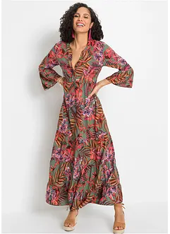 Maxikjole med print, bonprix