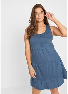 Kjole av bomullsjersey, kort, bonprix