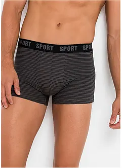 Boksershorts med bomull i ettersittende modell (3-pack), bonprix