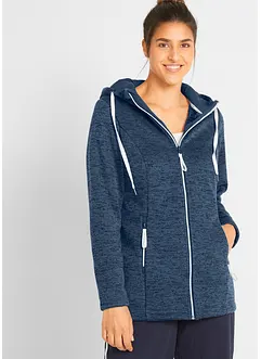 Strikket fleecejakke med teddyfleece-fôr, bonprix