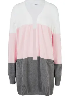 Vid strikkejakke, lange ermer, bonprix