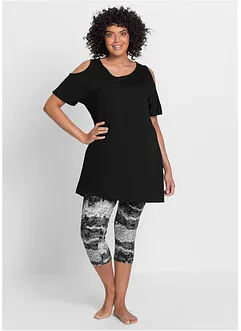 Pyjamas i caprilook, bonprix