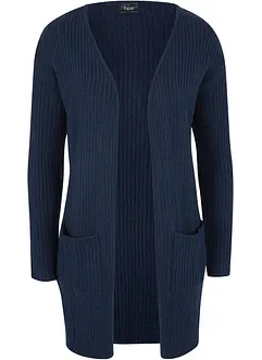 Strikkejakke med bred ribbestruktur, bonprix