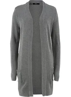 Lang strikkejakke, lang arm, bonprix