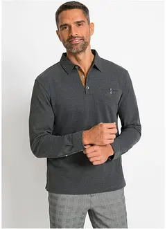 Piqué-poloshirt, lang arm, bonprix