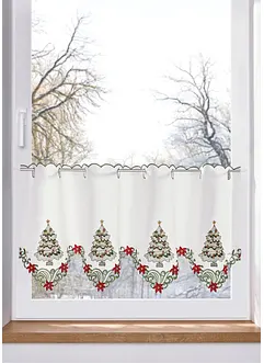 Kafegardin med julebroderi, bonprix