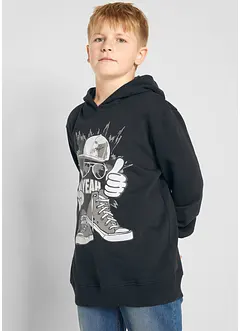 Sweatshirt med hette, til gutt, bonprix