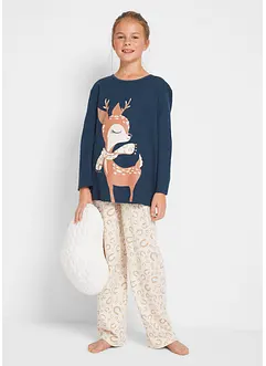 Pyjamas med økologisk bomull for barn (2-delt sett), bonprix