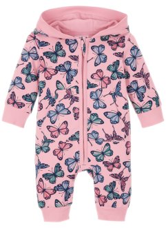 Sweat baby-jumpsuit med hette, økologisk bomul, bpc bonprix collection