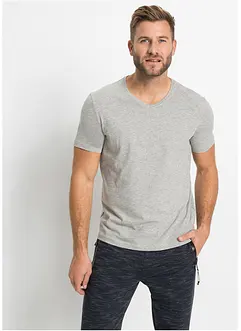 T-shirt med V-hals (3-pack), bonprix