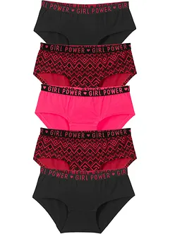Hipstertruse med myk bomull (5-pack), bonprix