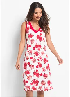 Kort nattkjole i myk viskosemiks, bonprix