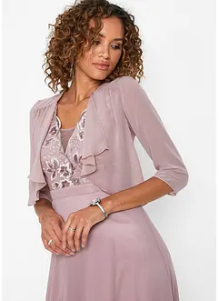 Chiffon-bolero med resirkulert polyester, bonprix