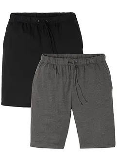 Bermudashorts i lett trikotmateriale (2-pack), bonprix