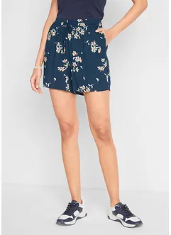 Viskose-shorts med knytebelte (2-pack), bonprix