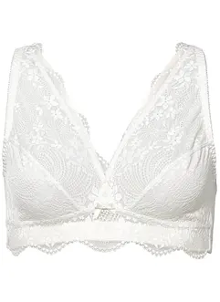 Bralette uten bøyle med økologisk bomull, bonprix