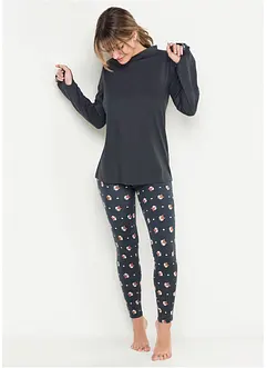 Pyjamas med leggings, bonprix