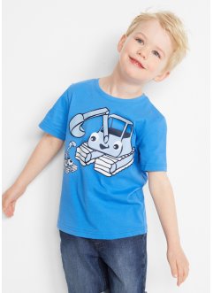 T-shirt til gutt, økologisk bomull (3-pack), bpc bonprix collection