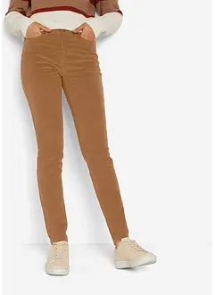 Cordbukse med stretch, Skinny, bonprix