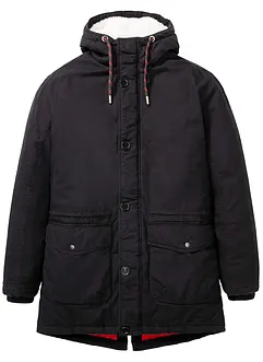 Vinterparkas med teddyfôr, bonprix