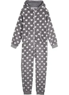 Fleece-jumpsuit til barn, bonprix