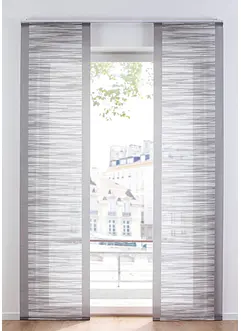 Panelgardin med tverrstriper (1-pack), bonprix