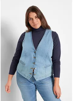 Jeansvest med stretch, bonprix