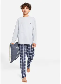 Pyjamas med økologisk bomull (4-delt sett), bonprix