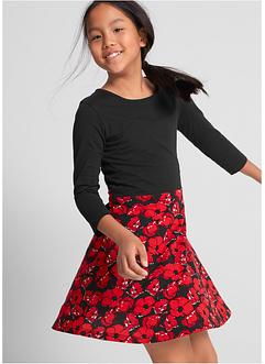 Trikotkjole til jente, 3/4-lang arm, bpc bonprix collection