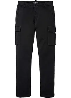 Regular Fit-bukse i bomull med stretch, Straight, bonprix