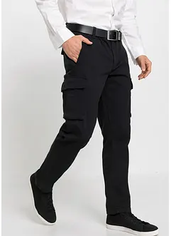 Regular Fit-bukse i bomull med stretch, Straight, bonprix