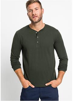 Henleyshirt (2-pack), lang arm, bpc bonprix collection