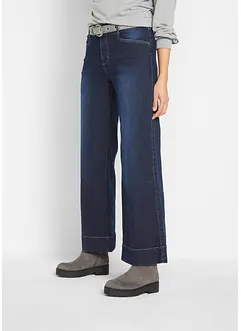 Wide-leg Jeans Mid Waist, stretch, bonprix