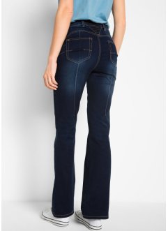 Push-up jeans med elastisk linning, Bootcut, bpc bonprix collection