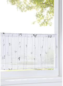 Kafégardin med sommerfugltrykk, bpc living bonprix collection