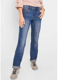 Wide Leg-jeans Mid Waist, stretch, bonprix