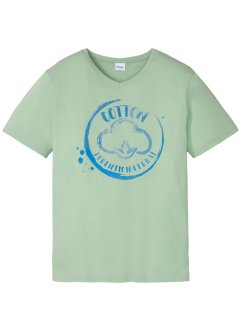 T-shirt av hudvennlig, økologisk bomull med V-hals, John Baner JEANSWEAR