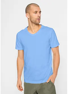 T-shirt med V-hals (5-pack), bonprix