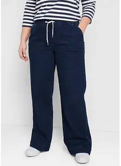 Wide Leg-jeans Mid Waist, stretch, bonprix