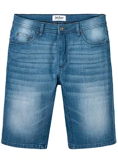 Bermudashorts i denim med stretch og forsterket skritt, Regular Fit, bonprix