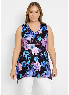 Lang topp med asymmetrisk kant, bonprix